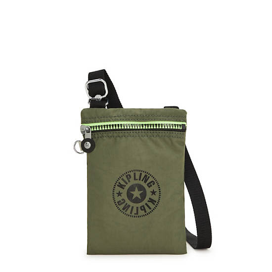 Bolsos Cruzados Kipling Afia Lite Mini Verde Oliva | MX 1041VR